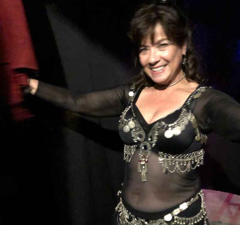 Ameribec Fusion belly dance teacher Charmiss Farna