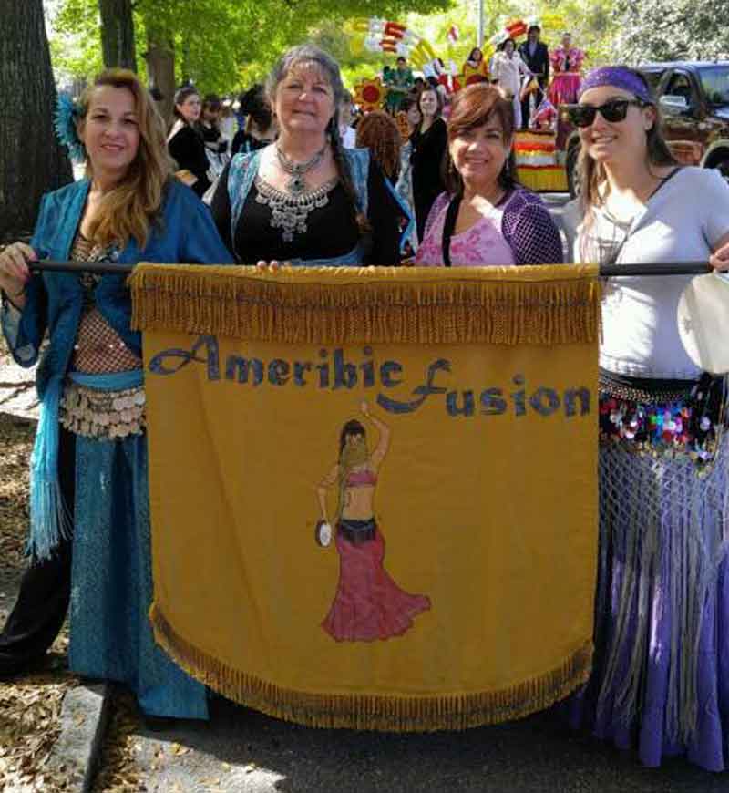 Ameribic Fusion Bellydance Studio dancers